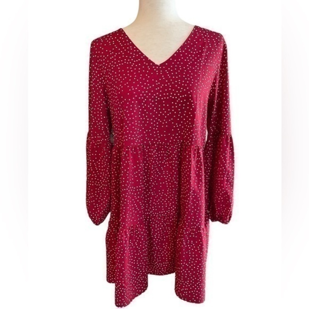 Adorable red polka dot dress